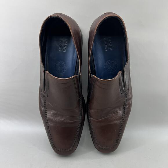 Magnanni Linea Merino Slip On Loafers Men Size 11.5 Brown Leather Dress Shoes main image 6